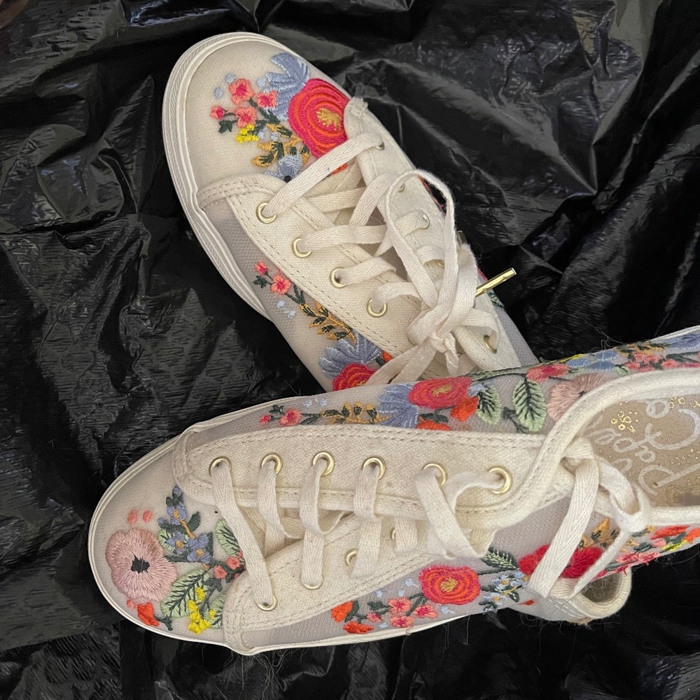 Keds and Rifle Paper Company tennis shoes SIZE 8